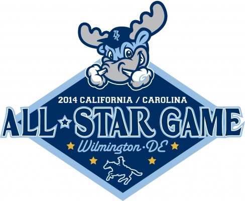 carolina league all-star game 2014 primary logo iron on heat transfer